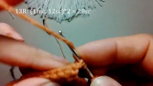 Шапочка для гнома. Cap for the dwarf.  Amigurumi. Crochet.  Амигуруми. Игрушки крючком.