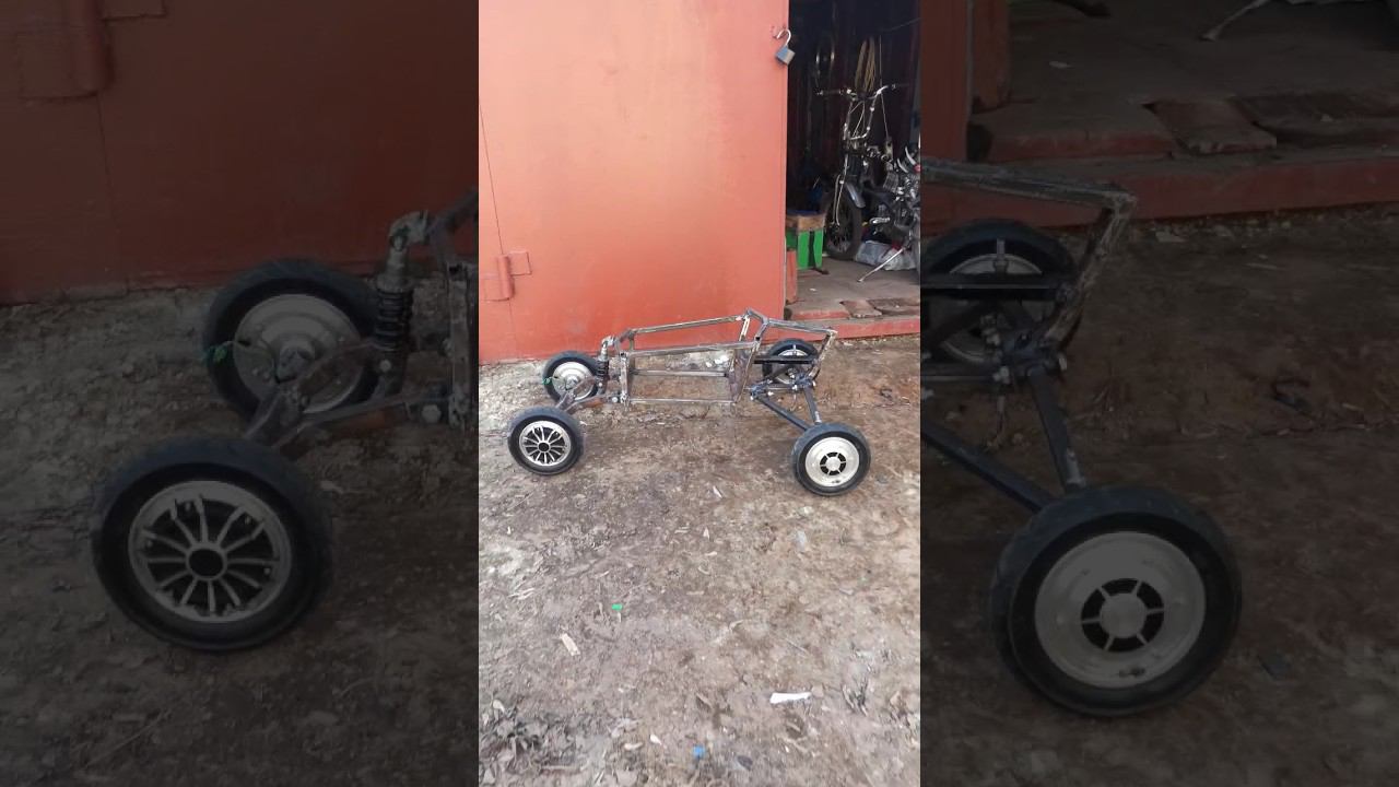 Электроквадроцикл из гироскутера. Продолжение... #самоделка #квадроцикл #электро