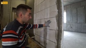 ⭐ Штукатурка стен цементной смесью, легко и просто своими руками по штукатурным маякам