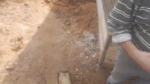 подготовка для устройство отмостки.  и дренаж.