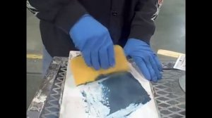 How To Apply Fiberglass Filler to a Welded Area