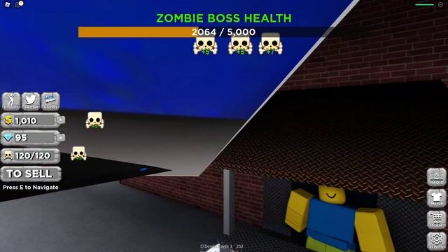 Roblox [Zombie Killing Simulator] - Acquiring New Weapons Gameplay (No Commentary) смотреть онлайн