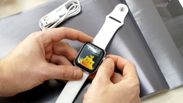 Смарт часы HW22 pro. Одни из лучших аналогов Apple Watch с работающим колесиком и главной кнопкой. смотреть онлайн