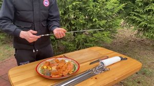 Шашлык из Семги, быстро и очень вкусно.