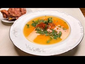 Гороховый суп. Очень вкусный и необычный, наш семейный рецепт. Готовим вместе! Вот это Кухня!