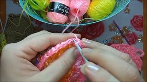 Как связать вытянутые петли крючком и спицами. Узор мех три способа.