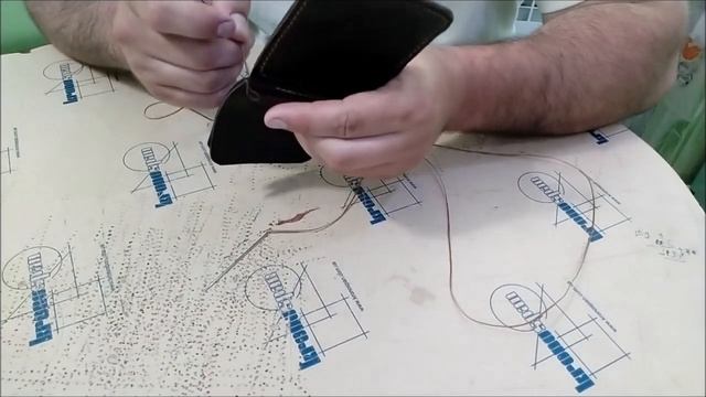 кошелёк с зажимом для денег из натуральной кожи своими руками смотреть онлайн