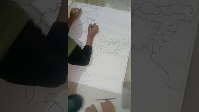 draw a Indian map on chart paper смотреть онлайн
