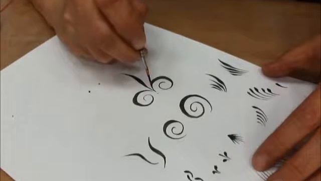 Роспись по дереву. Элементы кистевой росписи. 2 часть. "Кустик". смотреть онлайн