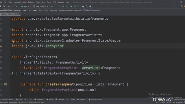 ANDROID - TAB LAYOUT WITH STATIC FRAGMENTS || TUTORIAL IN KOTLIN смотреть онлайн
