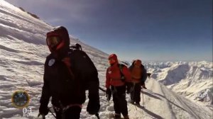 Восхождение команды Казахстанских альпинистов на пик Эльбрус 8 Мая 2015 года часть 1