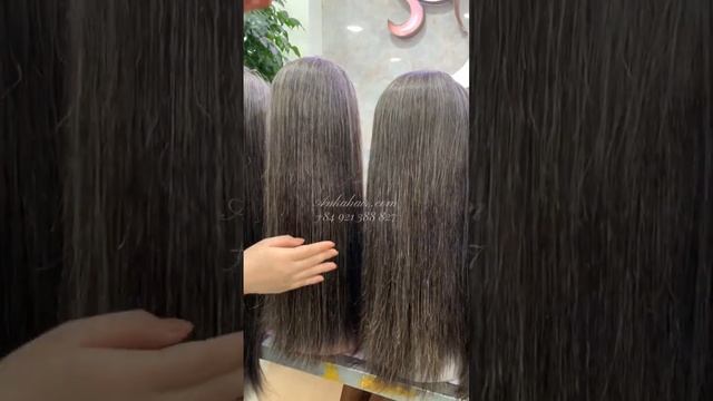 Wigs from gray hair by Ankahair +84921388827 #humanhair #hairfactory #wigstore #hairshop #hairwig смотреть онлайн