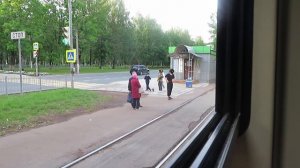 Поездка на трамвае 71-623-02 № 139 по маршруту №6 в Нижнекамске . (23.05.2021)