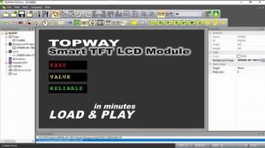 TOPWAY Smart LCD - Static Text, Static Icon