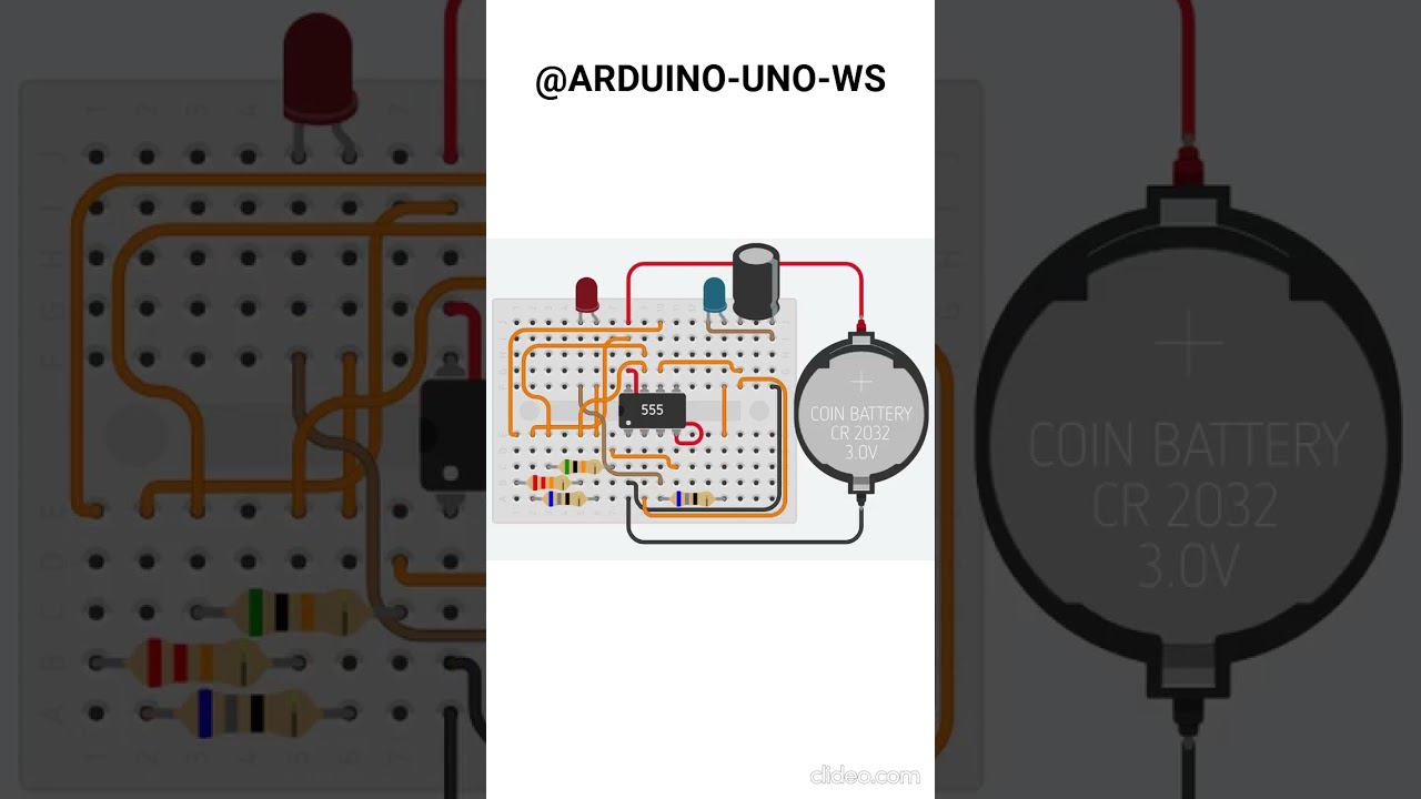 СТРОБОСКОП НА СЧЁТЧИКЕ NE555 #shorts #arduino #diy #ne555 #handmade #555 #поделки #ардуино