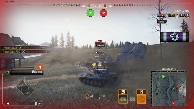 World of Tanks Console FV101 over 7K direct damages смотреть онлайн