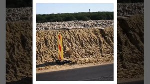 АО «ВАД» строительство Тавриды, Республика Крым. Провалы в насыпи.