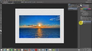 Photoshop Essentials - How to add background color fill after cropping the image