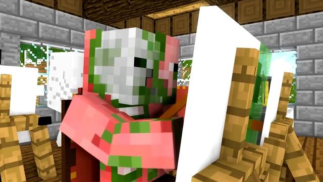 Monster School : DRAWING NINJA GIRL Challenge - Minecraft Animation смотреть онлайн