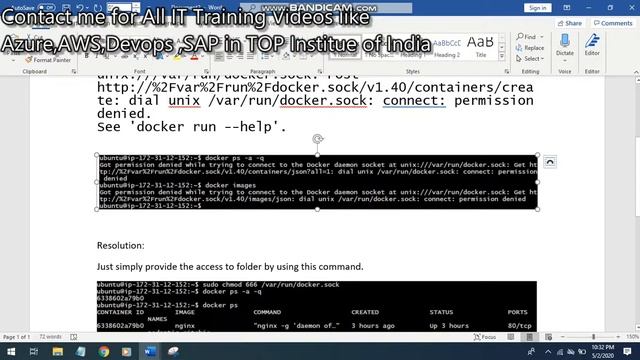 docker: Got permission denied while trying to connect to the Docker daemon socket at .Docker issue