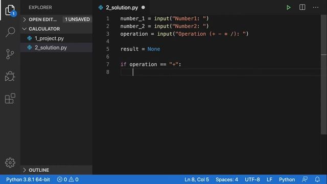 Python Tutorial for Beginners #14 - Calculator