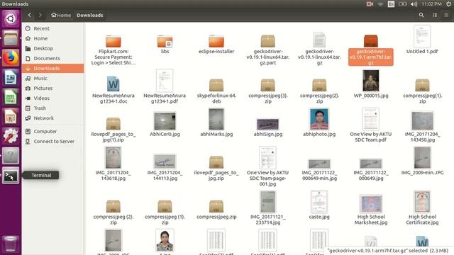 How to remove the problem of executable not in path in linux