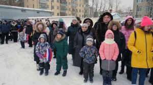 В Калуге встретили сотрудников ОМОНа, вернувшихся из служебной командировки