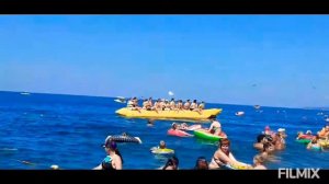 Сочи-Лазаревское, обзор утреннего пляжа Лазурный