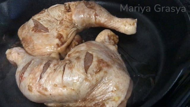 BBQ Chicken in pan #bbqchicken #chickenrecipe  |Mariya Grasya