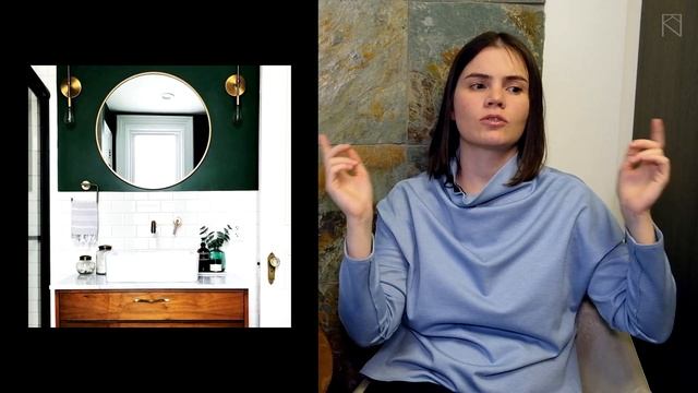 Как совместить два цвета на одной стене | Цвет в интерьере смотреть онлайн