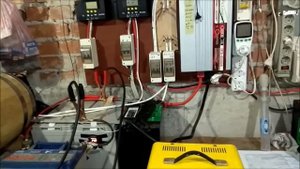 Солнечна электростанция 48 В--- заряд акб 12 Вольт