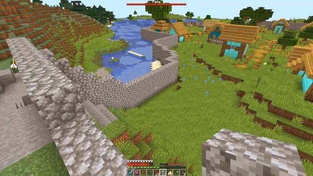 НУБ И ПРО СРАЖАЮТСЯ ПРОТИВ РАЗБОЙНИКОВ В МАЙНКРАФТЕ 1.14.4 ВОЙНА ПРОТИВОСТОЯНИЕ MINECRAFT МУЛЬТИК смотреть онлайн