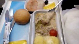 Аэрофлот-Россия бизнес-класс ужин