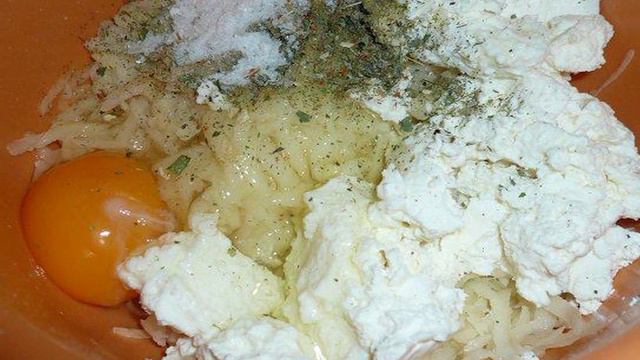 Картофельная запеканка с творогом