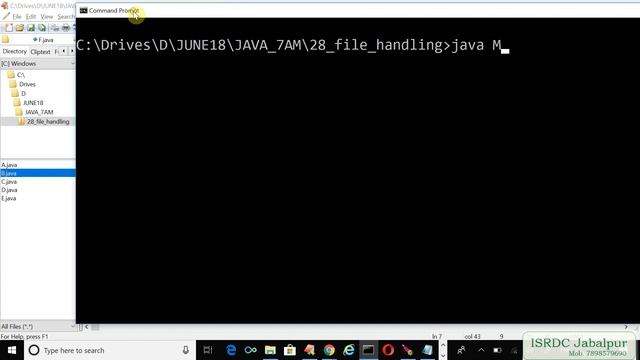 JAVA FILE HANDLING ~ PART - 10