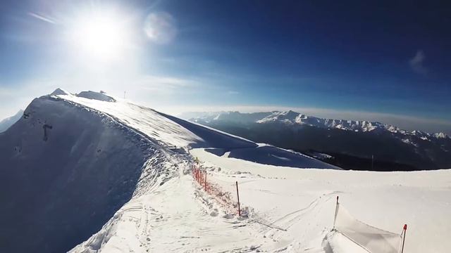 Катание на курорте Роза Хутор, февраль 2017 смотреть онлайн