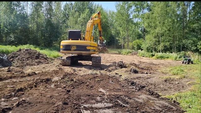 Пруд в лесу готов! Расчистил Экскаватором болото ЧАСТЬ 14