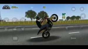 Moto Wheelie 3d mostrando cb1000