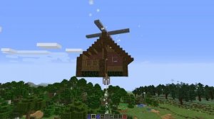 Как построить летающий дом в Minecraft (датапак)