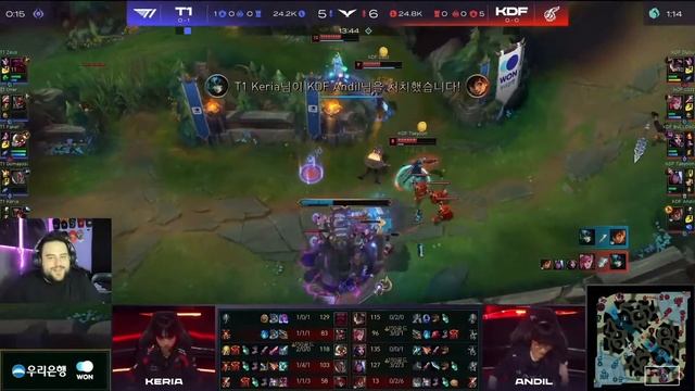 FAKER EN LA PARTIDA MÁS IGUALADA DE T1! | T1 vs KDF Game 2 LCK SPRING 2024 смотреть онлайн