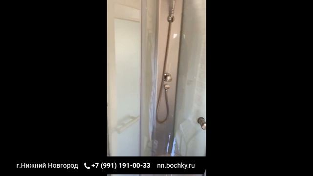 Баня квадро овал 4х3 с душевой обзор от bochky смотреть онлайн