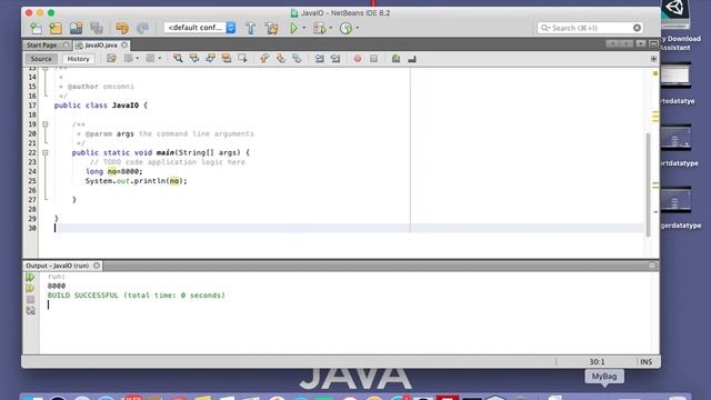 8. long datatype in java смотреть онлайн