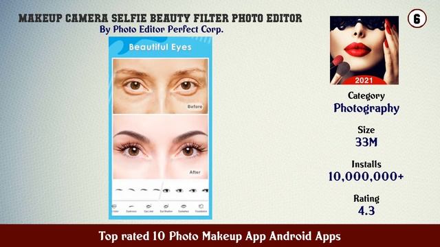 Top rated 10 Photo Makeup App Android Apps смотреть онлайн