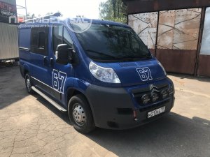 Переоборудование фургона Ситроен Джампер/Citroën Jumper в грузопассажирский с диваном трансформером