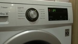 LG F2J3NS1W стиральная машина. Опять дисбаланс? Нет справилась.