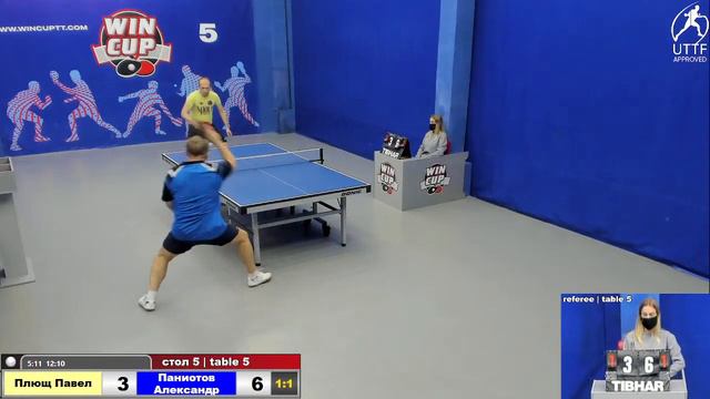 19:30 Плющ Павел 2-3 Паниотов Александр cтол 5 ЮГ-3 25.11.21 смотреть онлайн