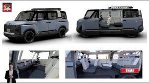 【トヨタ】「TJクルーザー」の再来!? 新型 SUVミニバン「X-VAN GEAR CONCEPT」とは
