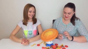 PIZZA CHALLENGE ЧЕЛЛЕНДЖ Балансирующая пицца Инна против Люды Кто победит? Видео 2018 г.