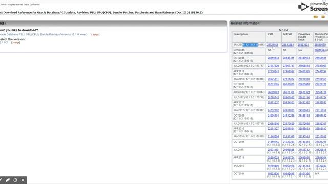 Oracle Database Patch Download Assistant Note смотреть онлайн