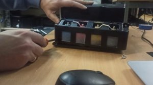 Epson l 120 как снять / открутить контейнеры с чернилами